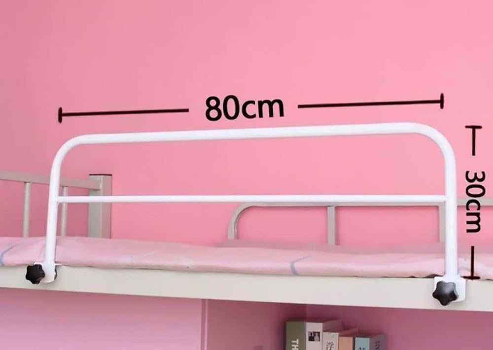 Sponda regolabile per letto per anziani, per prevenire la caduta del comodino, barra di supporto per letto, per dormitorio studentesco donne incinte, disabili (dimensioni: 80 x 30 cm)