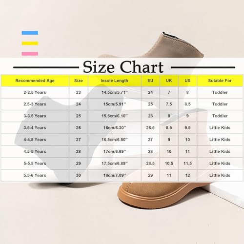 Girls Suede Ankle Boots Slip On Casual Chelsea Booties Soft Comfortable Non Slip Outdoor Fashion Shoes2