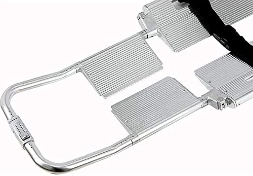 Civière pliable en alliage d'aluminium réglable pour secours médical