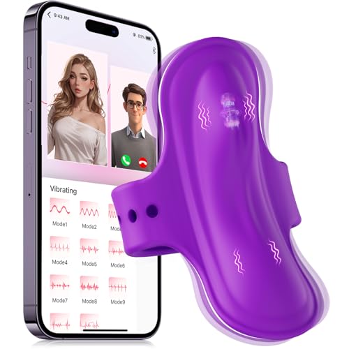 YeeSexDo Mini vibrador portátil con control remoto por app, juguete sexual para mujeres y parejas, vibrador tipo mariposa para llevar a todas partes, 11 modos de vibración