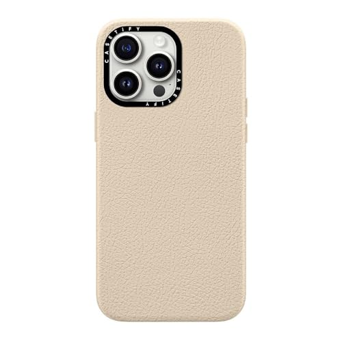 CASETiFY Coque cuir texturé iPhone 15 Pro Max premium Magsafe - 3