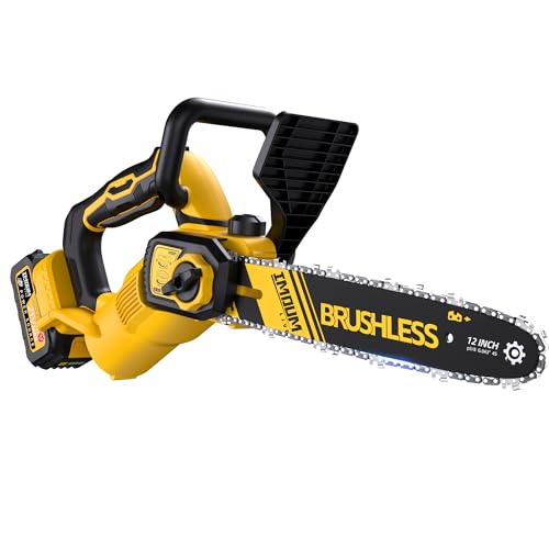 12-inch Brushless Cordless Chainsaw with 5.0Ah Battery