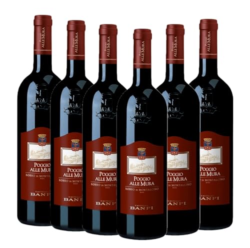 Castello Banfi s.r.l. BANFI POGGIO ALLE MURA ROSSO DI MONTALCINO [ 6 BOTTIGLIE X 750mℓ ]