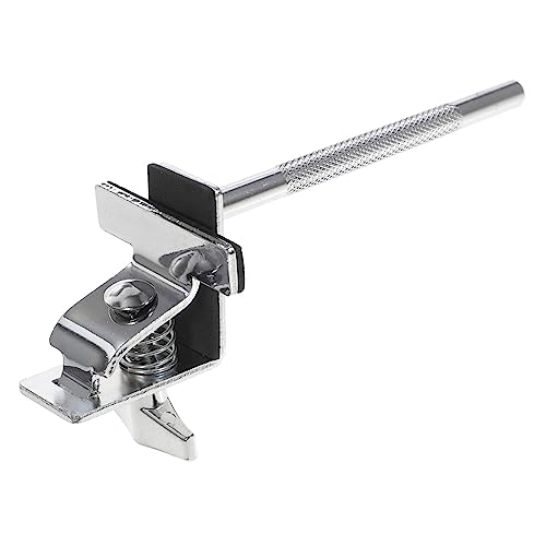 Totority Bass Drum Stand Simple Design Drum Set Part Sturdy Extension Cowbell Clamp