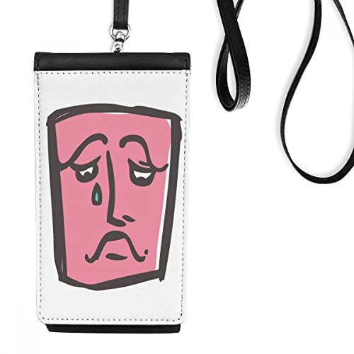 Monedero de móvil para chatear en la calle con diseño de emoticonos