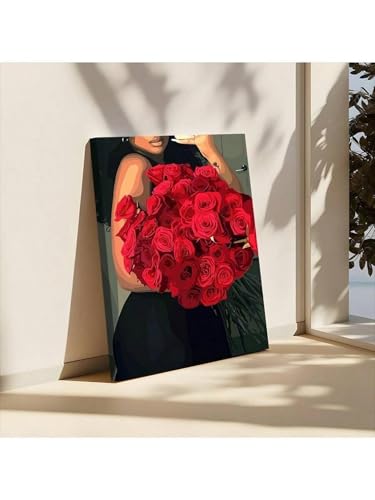 Décoration murale 80x140cm grand format avec tableau fleur - 4