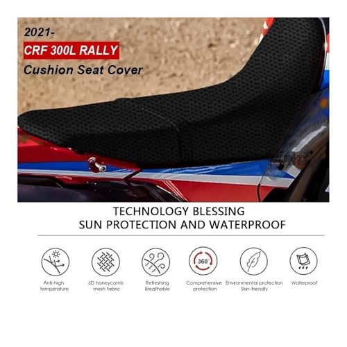 Funda de asiento para CRF300L Rally 2021 ideal para rutas trail de montaña 2