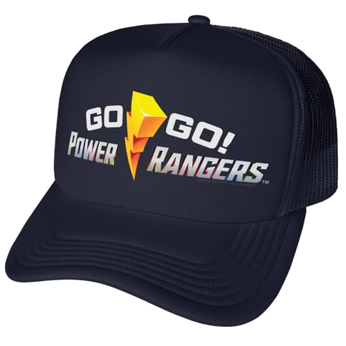 Popfunk Power Rangers Go Rangers Foam Snapback Trucker Hat - Unisex Women
