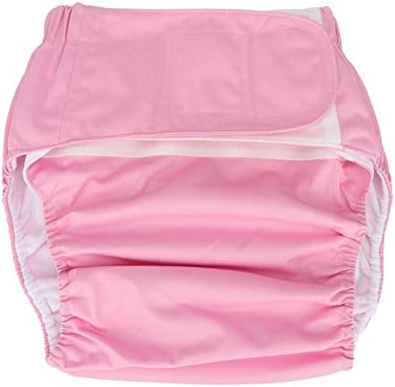 FILFEEL Adult Diaper Cover for Incontinence, Washable Reusable Adult Cloth Diaper One Size Adjustable, Waterproof Elderly Incontinence Care Protection Nappies Underwear (Suitable for 1'5)