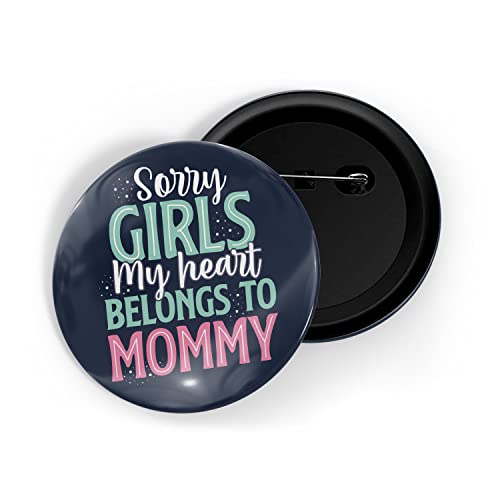 Image of dhcrafts Pin Badge Multicolor Family Glossy Finish Design Pack of 1 (58mm)