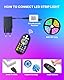 Macchiatto LED Strip 10m, LED Band 10m RGB Bluetooth LED Streifen mit Fernbedienung und APP, Selbstklebend Musik Sync Beleuchtung für Zimmer Party