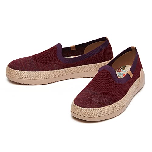 Image of UIN Shoes for Women Slip On Sneakers Comfortable Lightweight Barefoot Travel Art Painted Casual Loafers