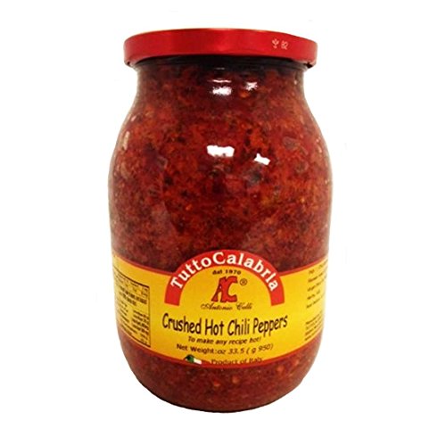 Tutto Calabria Crushed Hot Chili Peppers 33.5 Ounce