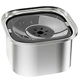 ❷【3L FASSUNGSVERMÖGEN】Der INNOLAND Edelstahl-Pet-Wassernapf bietet ausreichend Platz für große und mittelgroße Hunde, sodass das Nachfüllen des Wassers seltener erforderlich ist und Ihnen Zeit und Mühe spart.
