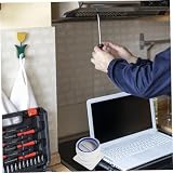 WOONEKY Zawór Zwrotny Do Okapu Kuchennego z Wysoką Szczelnością Łatwy Instalacji Blokuje Dym Idealny Do Wentylacji i Systemów Klimatyzacyjnych