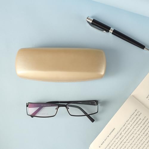 Image of VIVID Vision Unisex Adult Eyewear Specs Case Cover | Screw Driver | Free Cloth | Protect Eye Glasses | Chashma Dibbi | Spectacle Box | HINGE-SPRING | Metal | 3 IN 1