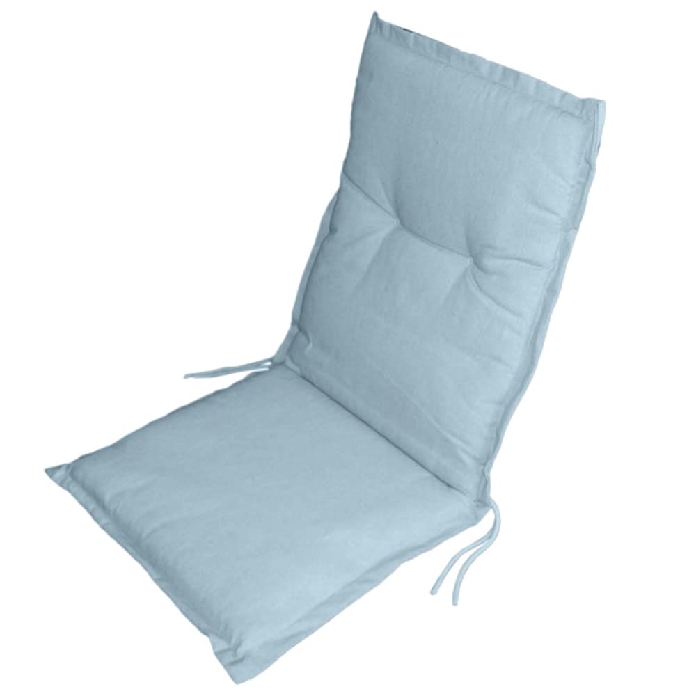 Coussin de dossier bas VERDELOOK gris pour vos longues soirées de détente sur la terrasse