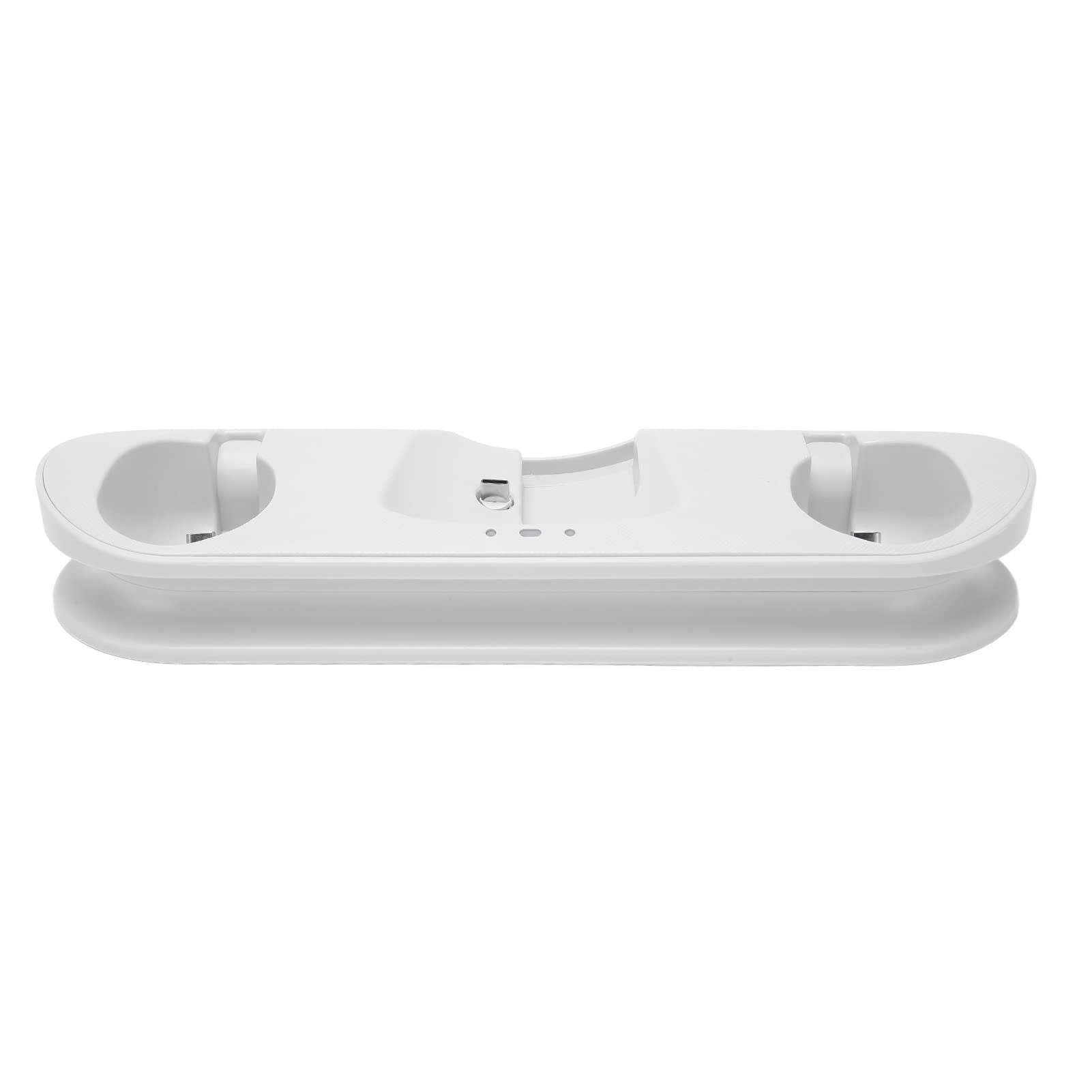 Dock Station di Ricarica per 2 Caricabatterie Rapido con Indicatore LED per Accessori da Gioco - Bianco - Include Batterie Ricaricabili