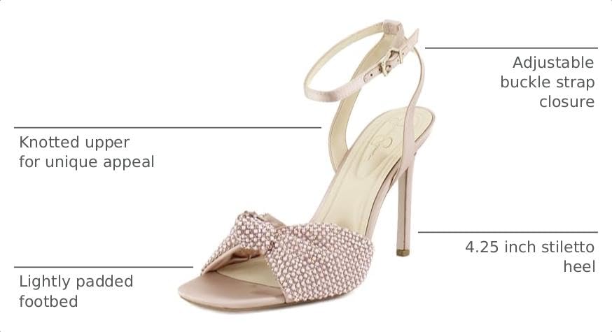 Image of Jessica Simpson Women's Ohela Embellished Dress Sandal