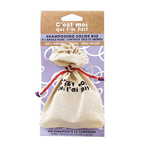 Diet World - Shampooing Solide A L argile Rose Bio C est Moi Qui L ai Fait 65g Diet World