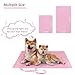 Catalonia Classic Waterproof Dog Mat, Portable Reversible Pet Travel Mat, Pet Cushion Pad with Handle for Small Medium Dogs Cats, Indoor or Outdoor, 80 x 60 cm, Pink
