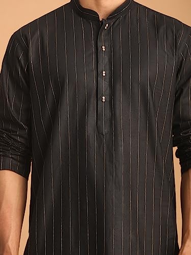 Image of VASTRAMAY Men's Cotton Blend Kurta Pyjama Set (PS)