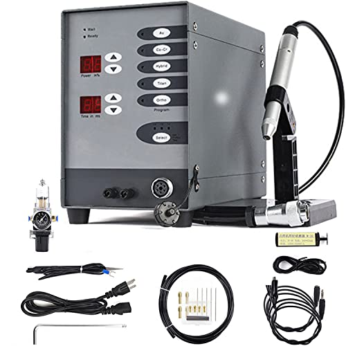 Laser Welding Machine for Jewelry and Cobalt Chrome Alloys, Automatic Pulse Argon Welder 50-600A, 100W Precision Tool