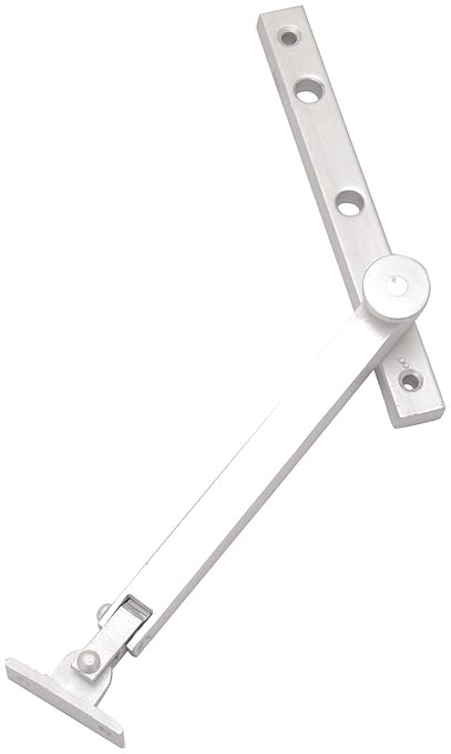 ACE Aluminium Window Deluxe Stopper (18 cm x 2 cm x 2 cm, Silver)