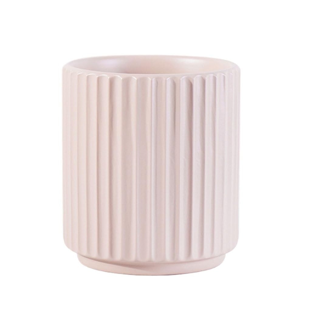 GELASIGE Flower Pots Nordic Simple Ceramic Flower Pots, Creative Personalized Flower Pots, Home Plant Flower Pots, Pots And Pots Outdoor Flower Pots(B)