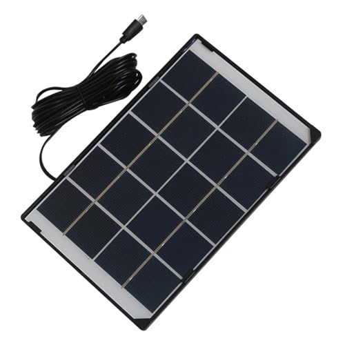 Panneau Solaire Portable,Batterie Externe 30W 5V Portable Support Réglable,Charge Rapide Chargeur Téléphone - pour Appareils Photo Lampe de Camping...