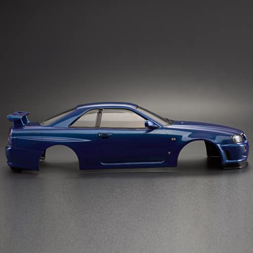 Goolsky Killerbody 48646 Skyline (R34) Finished Body Shell Frame For 1/10 Electric Touring Rc Racing Car Diy (Blue) #TOP7