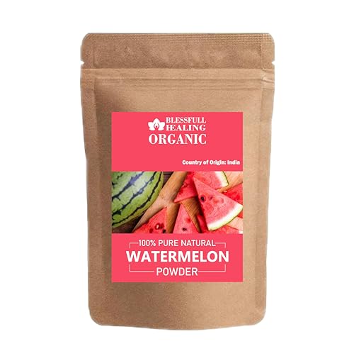 Blessfull Healing Organic Watermelon Powder 100% Pure Natural 100 Gram / 3.52 oz