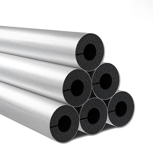 Tubo isolante autoadesivo in schiuma, multiuso, per conservazione del calore e protezione dal gelo, per tubi invernali da 16-114 mm, irrigatori e scaldabagni (22 mm x 40 mm x 95 cm)