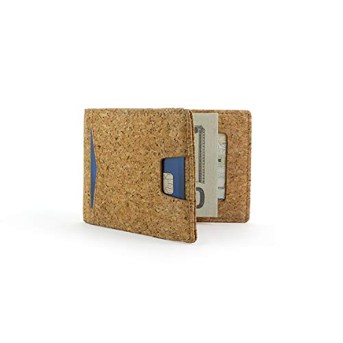 Andar Leather Slim RFID Blocking Minimalist Bifold Wallet - The Apollo (Tan)