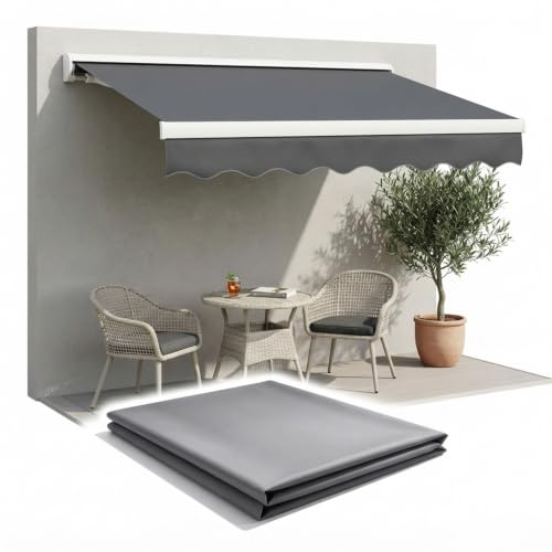 Tela de repuesto para toldo retractil acrilica antidescoloracion de 580x300 cm 2
