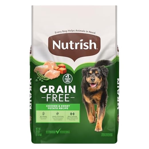 Nutrish Grain Free Dry Dog Food, Chicken & Sweet Potato Recipe, 26 lb. Bag (Rachael Ray)