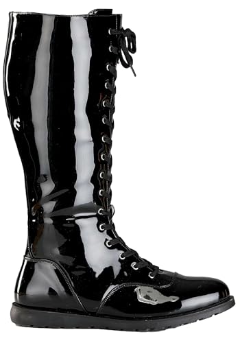 Bottes de lutte en polyester avec fermetures éclair pour adulte