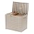 IRIS USA 35-Gallon Outdoor Deck Storage Box, Lockable & UV-Protected, Weather-Resistant Patio Storage for Cushions, Garden Tools & Pool Supplies, Waterproof Resin, Durable & Stylish Design - Beige