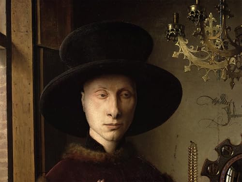 Art Tableau Portrait d'Arnolfini Jan Van Eyck Toile Haute Définition Fine Art 60x90cm