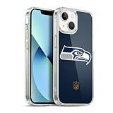 Ya en manzanajugosa.com: Head Case Designs Licenciado Oficialmente NFL Fútbol Logotipo de Seattle Seahawks Caso Funda de Gel Suave Compatible con Apple iPhone 13