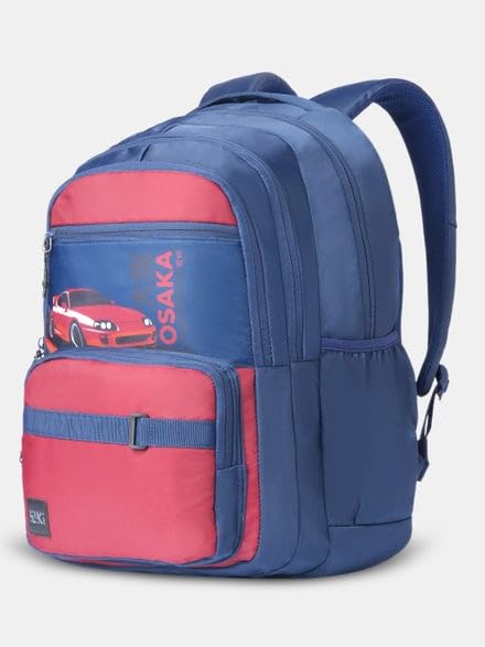 Image of Wildcraft Wiki Volt 40 Backpack For Boys & Girls | 40 Ltr with Laptop Sleeve, DIY Kit, Rain Cover, and Three Compartments with Padded Shoulders |Best for Books,Stationery & Essentials