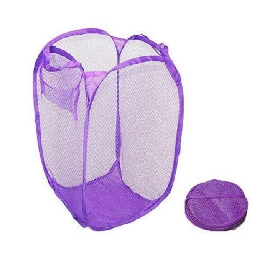 mayoo Mesh Laundry Bag with Zip, Easy to Handle Carry- Home, Hostel (Multicolour).