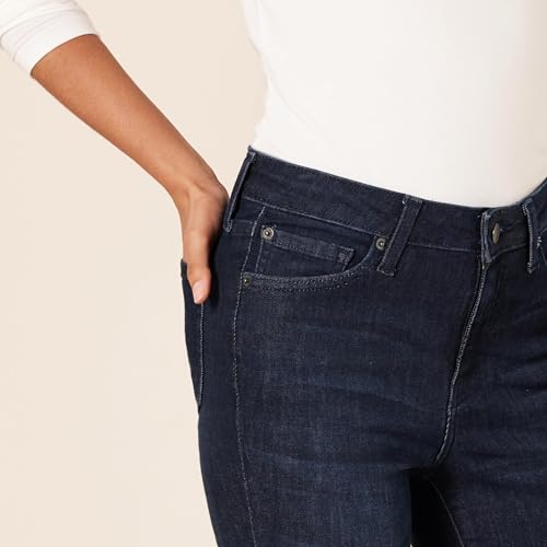 Amazon Essentials Jean Coupe Skinny Taille Mi Haute Femme Délavé - vue 4