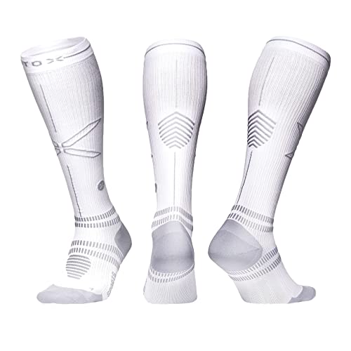 STOX Energy Socks - Sportsokken voor Vrouwen - Premium Compressiesokken - Voorkom Blessures & Spierpijn - Sneller Herstel - Minder Vermoeide Benen - Extra Comfort - Verdikt Voet en Hielstuk - Afbeelding 3