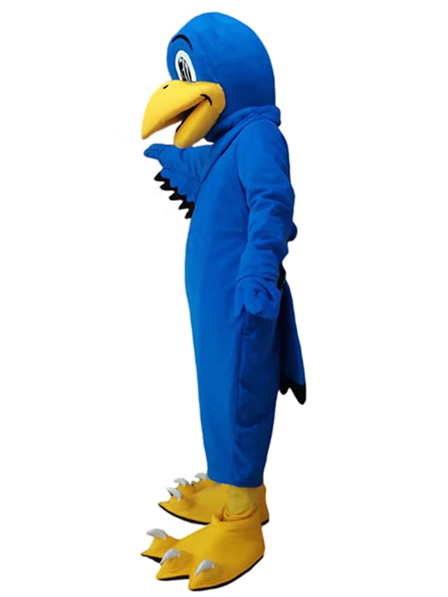 New Blue-and-White Hawk Birds Suit Animal Mascot Costume Party Carnival Costumes