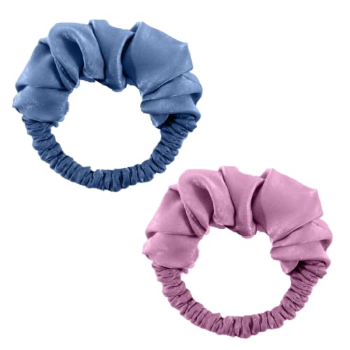 2pcs Heatless Hair Curler, Pink & Blue Set, Heat-Free Styling