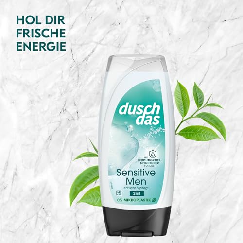 Duschdas 3-in-1 Duschgel und Shampoo Sensitive für Herren