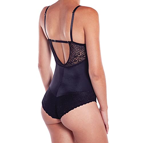 Body feminino com bojo e renda sensual lingerie Nayane Rodrigues BD4131