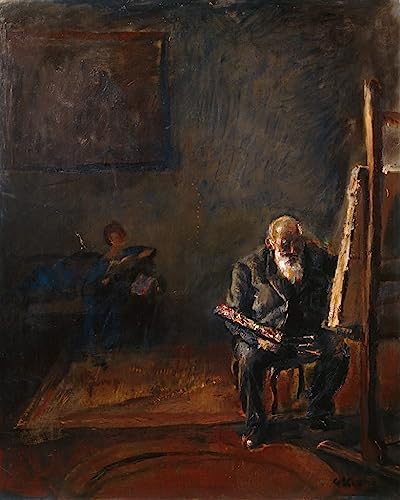 Peinture Christian Krohg déco salon pour une ambiance galerie d'art