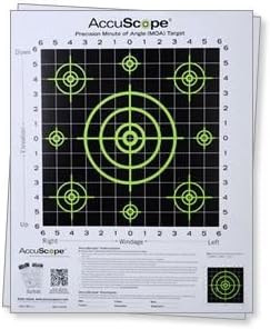 AccuScope Paper Shooting Targets - 10 1620APT